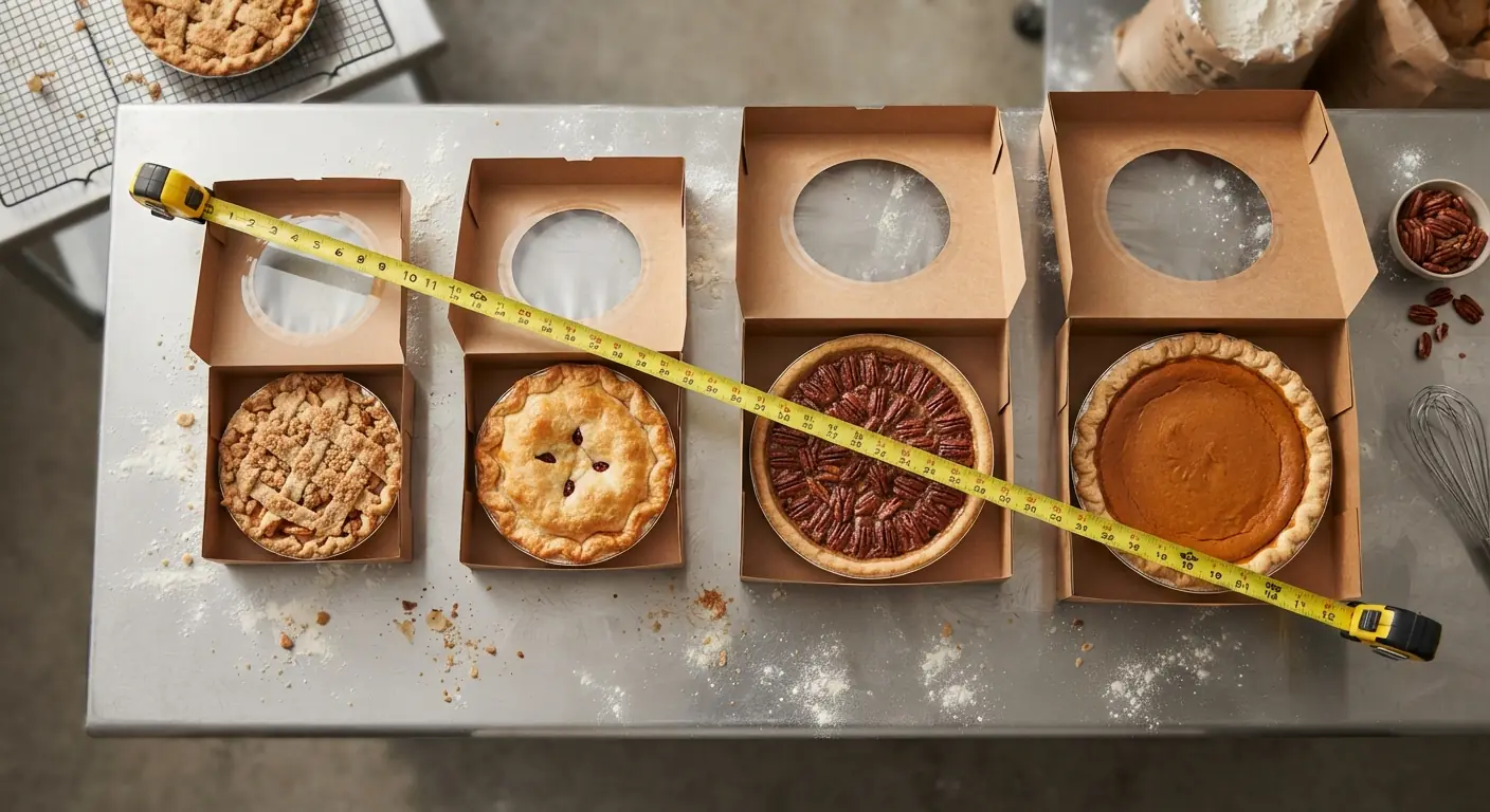 Pie Box Sizes: Exact Dimensions for 8, 9, 10, and 12-Inch Pies